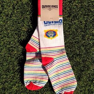 Golden Gate Park Outside Lands San Francisco, CA Adult Ranger Dave Socks NWT
